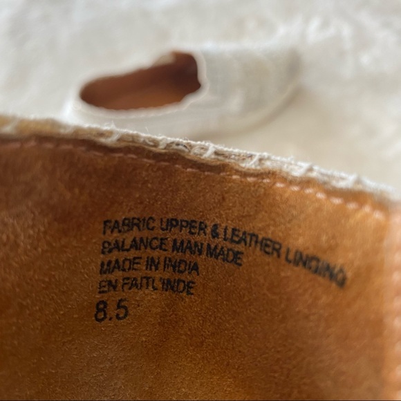 Anthro Seychelle Boho Crochet Leather Slip On Shoe - Picture 11 of 11